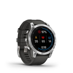 Đồng hồ thông minh fenix 7, Màu bạc với dây màu xám Graphite, Đồng hồ GPS, SEA