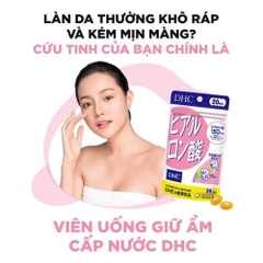 Viên uống DHC Hyaluronic Acid giúp giữ ẩm, cấp nước