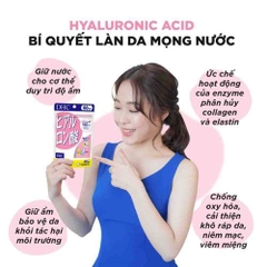 Viên uống DHC Hyaluronic Acid giúp giữ ẩm, cấp nước