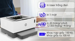 Máy in Laser HP Neverstop 1000w - 4RY23A