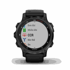 Đồng hồ thông minh Descent Mk2s, Xám/Vàng/Xanh, Máy tính lặn GPS, SEA