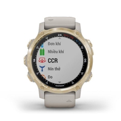 Đồng hồ thông minh Descent Mk2s, Xám/Vàng/Xanh, Máy tính lặn GPS, SEA