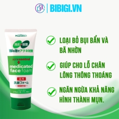 Sữa Rửa Mặt Ngăn Ngừa Mụn Pharmaact Acne Control Face Foam (130g)