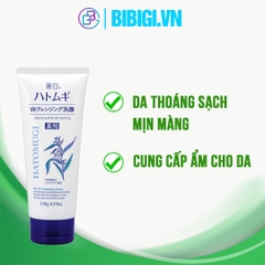 Sữa Rửa Mặt, Tẩy Trang 2 Trong 1 Reihaku Hatomugi W Cleansing Foam (130g)