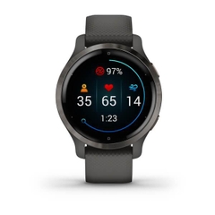 Đồng hồ thông minh Venu 2S, GPS, Wi-Fi, Xám/Vàng/Trắng/Đen, KOR/SEA
