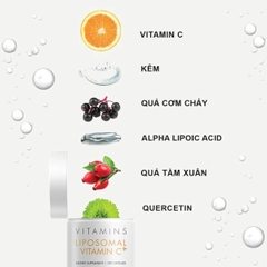 [CODE AGE] Bộ đôi Codeage dưỡng sáng da, chống oxy hóa Liposomal glutathione + Liposomal vitamin C