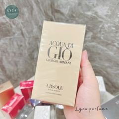 [GIORGIO ARMANI] NƯỚC HOA UNISEX GIOGIO ARMANI ACQUA DI GIO ABSOLU EDP 100ML