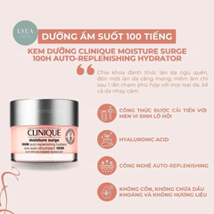 [CLINIQUE] - KEM DƯỠNG ẨM 100 GIỜ CLINIQUE MOISTURE SURGE 100H AUTO-REPLENISHING HYDRATOR