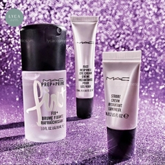 M.A.C Set trang điểm 3 món Star Calling Face kit M.A.C gồm xịt khoáng Prep+Prime Fix+, kem lót căng bóng mặt Strobe Cream và dưỡng mắt Fast Response