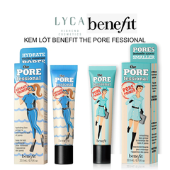 [BENEFIT] KEM LÓT BENEFIT THE POREFESSIONAL LOẠI PORE PRIMER VÀ HYDRATE PRIMER FULLSIZE 22ML