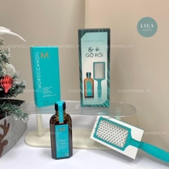 [MOROCCANOIL] Combo Tinh Dầu Dưỡng Tóc Moroccanoil 100ml + Lược Moroccanoil