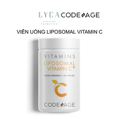 [CODE AGE] Bộ đôi Codeage dưỡng sáng da, chống oxy hóa Liposomal glutathione + Liposomal vitamin C