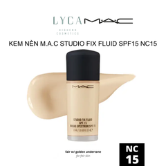 [M.A.C] Kem nền kiềm dầu M.A.C NC15 Studio Fix Fluid SPF15 30ml dành cho da sáng