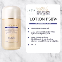 Lotion P50 BIOLOGIQUE RECHERCHE (P50T, P50W, P50V, P50 PIGM 400)