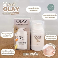 [OLAY] Set Kem Dưỡng Olay Total Effects 7 in 1 Ngày và Đêm