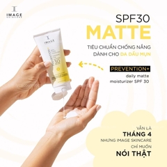 [IMAGE SKINCARE] KEM CHỐNG NẮNG DƯỠNG ẨM PREVENTION DAILY HYDRATING MOISTURIZER SPF30, DAILY MATTE MOISTURIZER SPF30