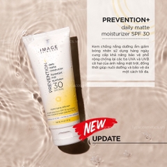 [IMAGE SKINCARE] KEM CHỐNG NẮNG DƯỠNG ẨM PREVENTION DAILY HYDRATING MOISTURIZER SPF30, DAILY MATTE MOISTURIZER SPF30