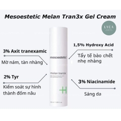 [MESOESTETIC] Kem Điều Trị Tăng Sắc Tố Da Mesoestetic Melan Tran3x Gel Cream 50ml