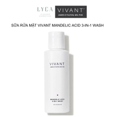 [VIVANT] Sữa Rửa Mặt Làm Sạch Sâu Vivant Skincare Mandelic Acid 3 in 1 Exfoliating Cleanser 115ml