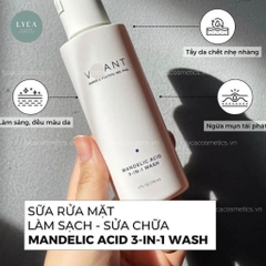[VIVANT] Sữa Rửa Mặt Làm Sạch Sâu Vivant Skincare Mandelic Acid 3 in 1 Exfoliating Cleanser 115ml