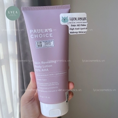 [PAULA'S CHOICE] KEM DƯỠNG THỂ LÀM SÁNG DA SKIN REVEALING BODY LOTION 10% AHA và LOẠI BỎ TẾ BÀO CHẾT TOÀN THÂN WEIGHTLESS BODY TREATMENT 2% BHA