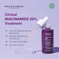 [PAULA'S CHOICE] Tinh chất Niacinamide ( Vitamin B3 ) nồng độ 10% Niacinamide Booster và nồng độ 20% Clinical Niacinamide Treatment
