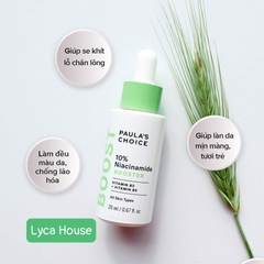 [PAULA'S CHOICE] Tinh chất Niacinamide ( Vitamin B3 ) nồng độ 10% Niacinamide Booster và nồng độ 20% Clinical Niacinamide Treatment