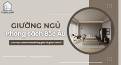 Giường ngủ phong cách Bắc Âu là lựa chọn hoàn hảo