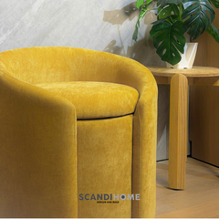 DONE, Ghế đôn, ghế trang điểm SOF_002 Scandi Home, 52x52x58cm, ghế có hộc lưu trữ tiện dụng