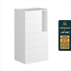 LEMA, Tủ lưu trữ đồ 7 ngăn kéo hiện đại DRA_073, 70x50x129cm