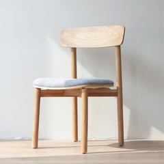 MONO, Bàn ăn 4 ghế gỗ tự nhiên DIN_002, 1300x750x760, Bàn ăn gỗ Scandi Home