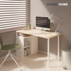 HAPU, Bàn làm việc, DEK_137, 120x60x73cm, ScandiHome