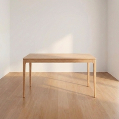 MONO, Bàn ăn 4 ghế gỗ tự nhiên DIN_002, 1300x750x760, Bàn ăn gỗ Scandi Home