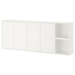 NIKOS, Kệ lưu trữ treo tường 3 gian STO_056, 175x25x70cm