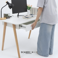 BUNNY, Bàn làm việc DEK_138, 120x60x75cm, Bàn trang điểm Scandi Home