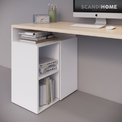 HAPU, Bàn làm việc, DEK_137, 120x60x73cm, ScandiHome