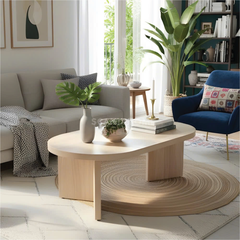 RAYA, Bàn cà phê, Bàn trà, Bàn sofa phòng khách DEK_200, 90x50x40cm, bàn trà Scandi Home