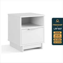 ALTIE, Táp đầu giường 1 ngăn kéo Bắc Âu DRA_136, 40x40x48cm