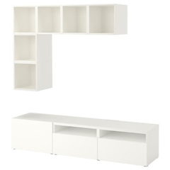 NIKOS, COMBO Kệ TV kết hợp kệ treo tường STO_059, 180x40x170cm