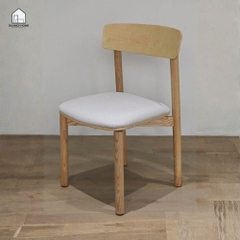 MONO, Bàn ăn 4 ghế gỗ tự nhiên DIN_002, 1300x750x760, Bàn ăn gỗ Scandi Home