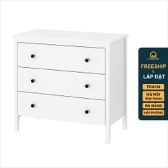 KOPY, Tủ lưu trữ tân cổ điển 3 ngăn kéo DRA_248, 90x46x83cm
