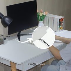 BUNNY, Bàn làm việc DEK_138, 120x60x75cm, Bàn trang điểm Scandi Home