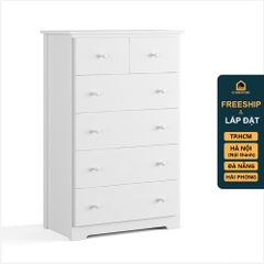 AVILLA, Tủ lưu trữ dùng 5 tầng 6 ngăn kéo DRA_186, 74x40x115cm