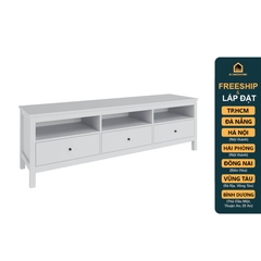LUMET, Kệ TV 3 ngăn tủ kéo TVD_016, 182x46x57cm
