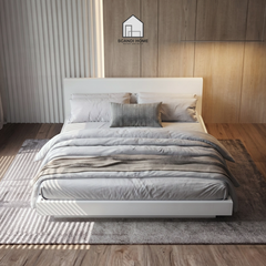 MOLTENI,Giường bay BED_202, 180X220x74,5cm , Giường ngủ Scandi Home