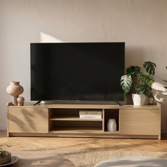 ESSENZA, Kệ tivi TVD_091, 160x40x40cm, Tủ tivi phòng khách Scandi Home