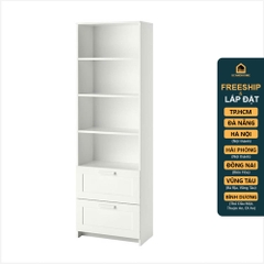 KALUA, Kệ trưng bày 4 tầng 2 hộc kéo SHE_067, 60x35x190cm