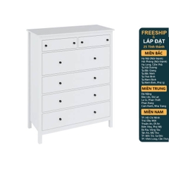 LUMET, Tủ lưu trữ tân cổ điển 5 tầng 6 ngăn DRA_243, 108x48x130cm