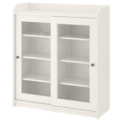 BAHIA, Tủ trưng bày đồ dùng cửa kính CAB_002, 105x36x116cm