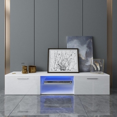 MALE, Kệ TV đa năng kèm đèn led TVD_011, 183x39x54cm